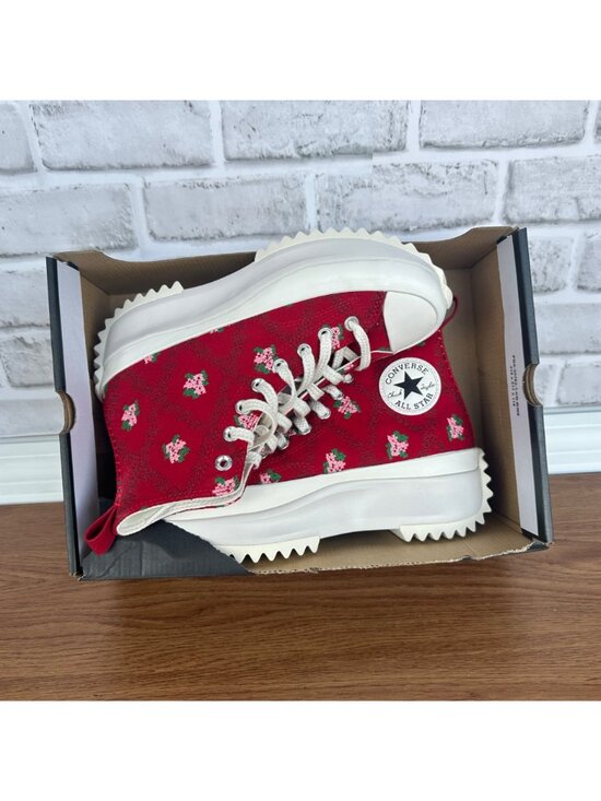 ⭐CONVERSE Run Star Hike Hi Rose Cross Stitch Sz 7.5 Men\'s Shoes Sneakers A14885C